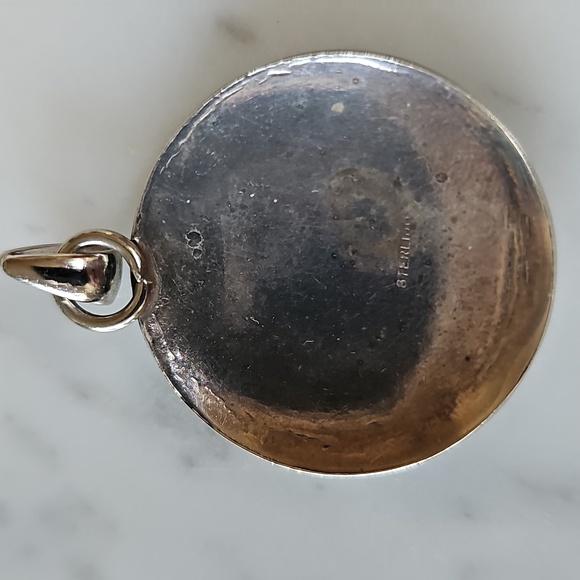 Hopi "Man in the Maze" Vintage Sterling Silver Pendant - Picture 4 of 7